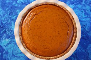 Healthier Easier Pumpkin Pie