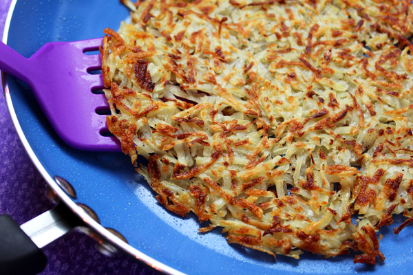 Crispy Shredded Hash Browns - The Midwest Kitchen Blog