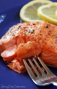 simple broiled salmon