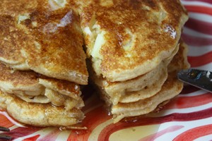 Whole Wheat Apple Pancakes