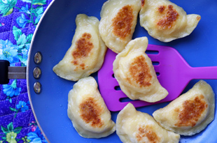 potato and cheese Polish pierogi