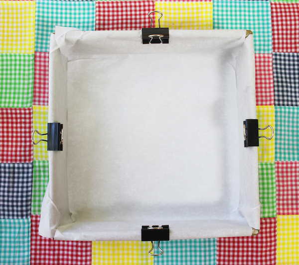 Kitchen Basics: Lining a Square Pan with Parchment Paper (2 Ways)