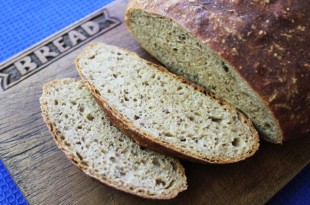 No Knead Rye Bread