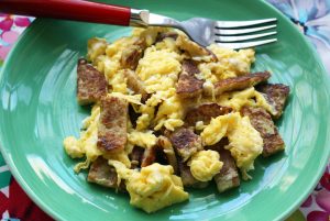 Potato Pancakes and Eggs