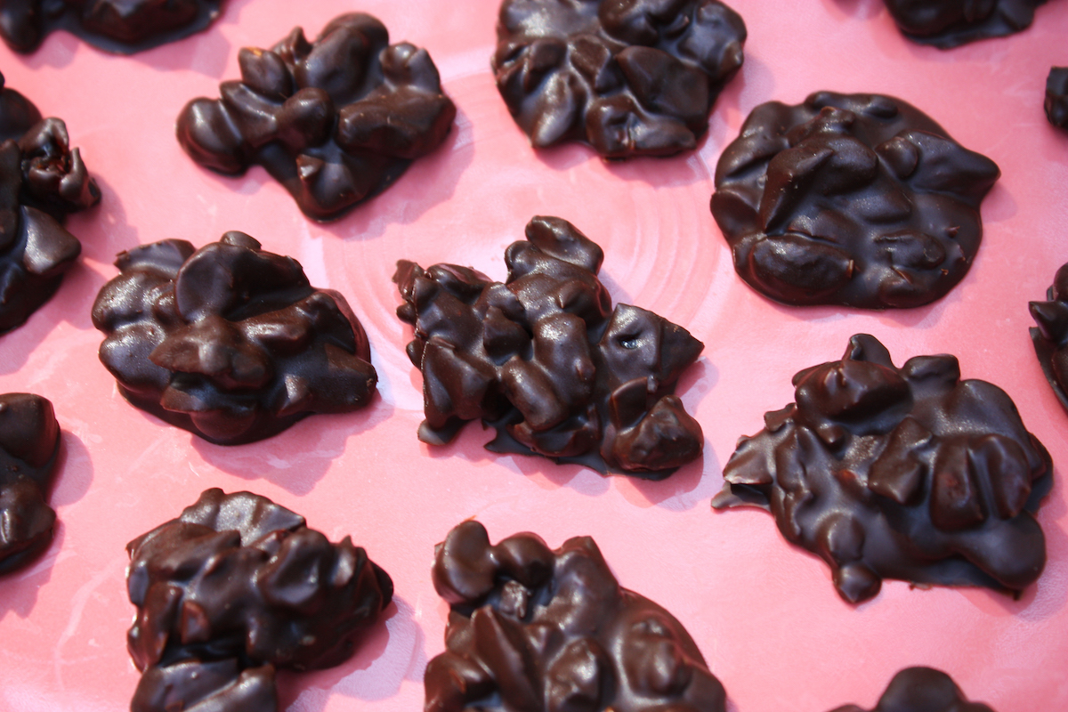 Dark Chocolate Almond Cherry Clusters