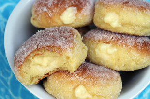 Custard Filled Pączki