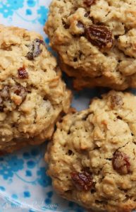 Soft & Chewy Oatmeal Raisin Cookies