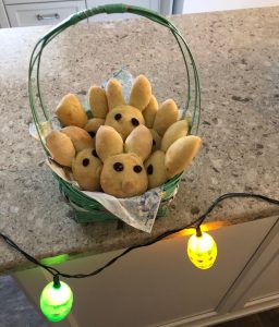 Easter bunny buns