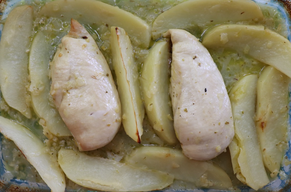One Pan Greek Lemon Chicken & Potatoes