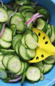 Simple Cucumber Salad No Mayo
