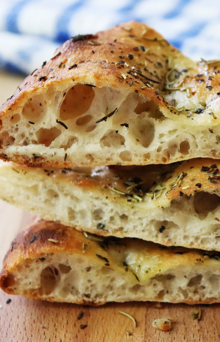 Easy Crispy Focaccia Bread Recipe | Jenny Can Cook
