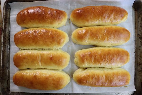 One Hour Hot Dog Buns