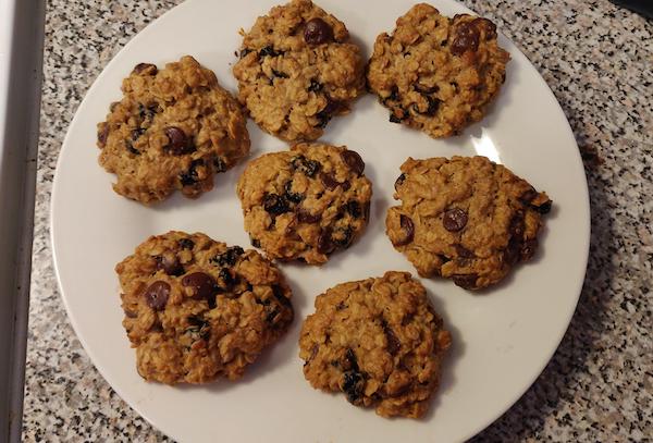 Soft Oatmeal Cookies Without Butter