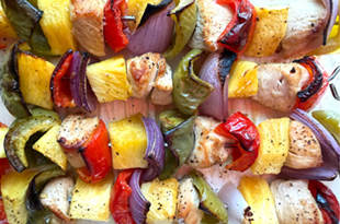 Sweet & Sour Chicken Kabobs