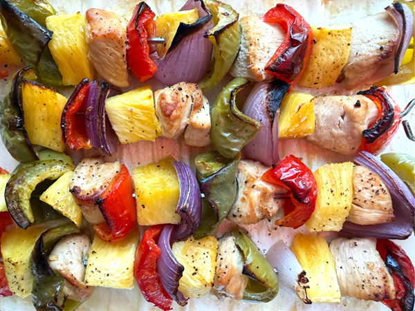 Sweet & Sour Chicken Kabobs